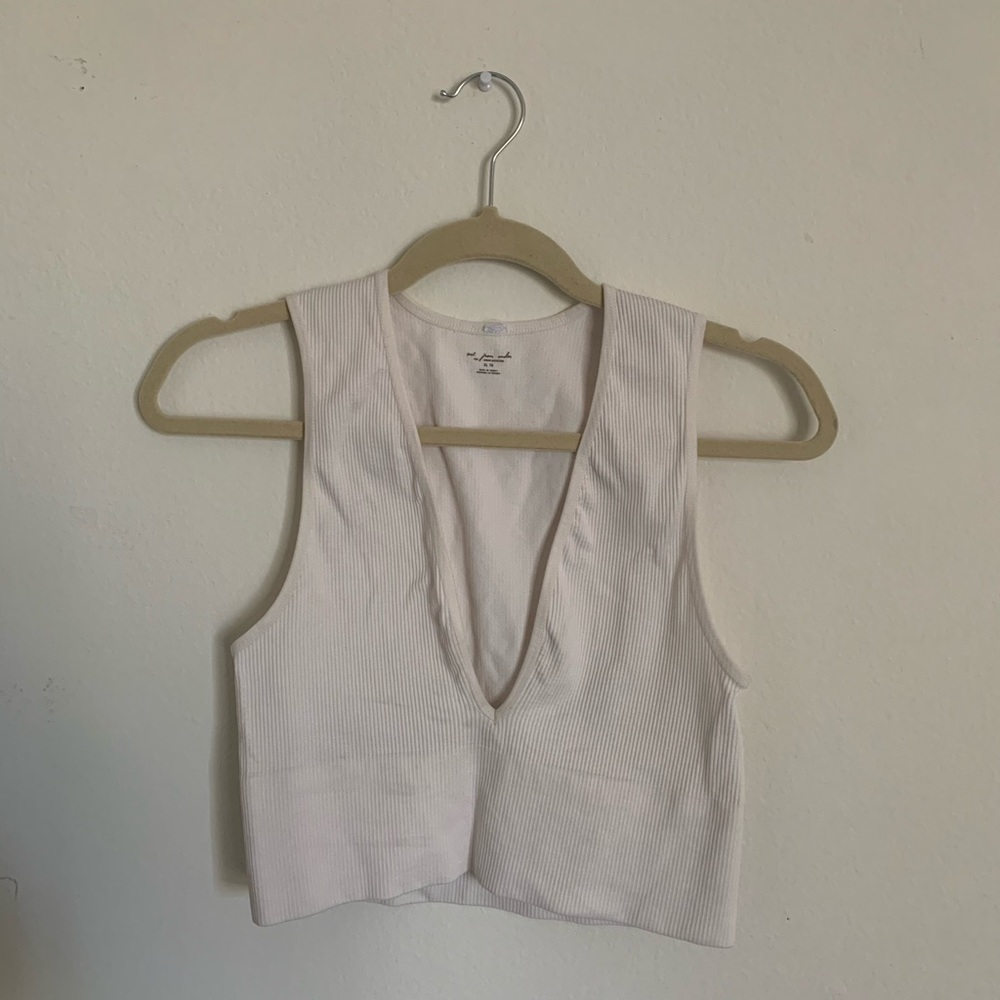 URBAN OUTFITTERS Out from under white crop tank